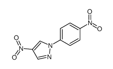 4-nitro-1-(4-nitrophenyl)pyrazole结构式