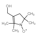 3-羟甲基-(1-氧-2,2,5,5-四甲基吡咯啉)结构式