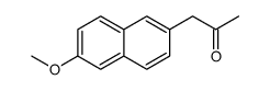 1-(6-methoxynaphthalen-2-yl)propan-2-one结构式