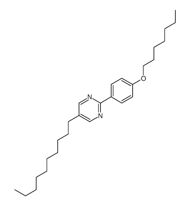 5-Decyl-2-[4-(heptyloxy)-phenyl]-pyrimidine结构式