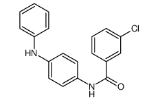 N-(4-Anilinophenyl)-3-chlorobenzamide结构式