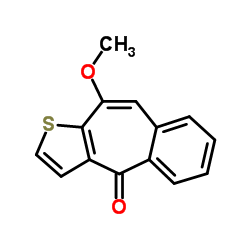 10-Methoxy-4H-benzo[4,5]cyclohepta[1,2-b]thiophen-4-one Structure