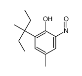 4-methyl-2-(3-methylpentan-3-yl)-6-nitrosophenol结构式