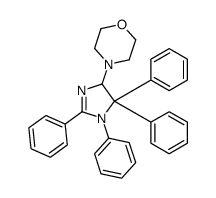 4-(1,2,5,5-tetraphenyl-4H-imidazol-4-yl)morpholine Structure