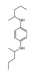 1-N,4-N-di(pentan-2-yl)benzene-1,4-diamine结构式