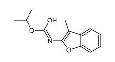 propan-2-yl N-(3-methyl-1-benzofuran-2-yl)carbamate Structure