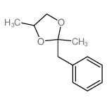 2-benzyl-2,4-dimethyl-1,3-dioxolane structure