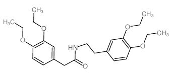 N-(2-(3,4-Diethoxyphenyl)ethyl)-2-(3,4-diethoxyphenyl)acetamide结构式