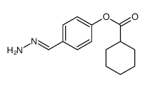 (4-methanehydrazonoylphenyl) cyclohexanecarboxylate Structure