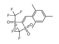 2-[2,2-bis(trifluoromethylsulfonyl)ethenyl]-1,3,5-trimethylbenzene Structure