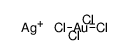 silver tetrachloroaurate(III) Structure