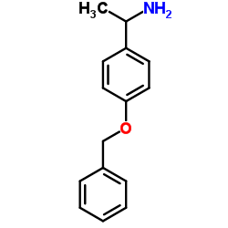 1-[4-(Benzyloxy)phenyl]ethanamine structure