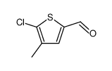 5-chloro-4-methyl-thiophene-2-carbaldehyde结构式