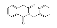 2-PYRIDIN-2-YLMETHYL-4H-ISOQUINOLINE-1,3-DIONE structure