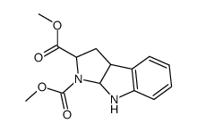 3,3a,8,8a-tetrahydro-2H-pyrrolo[2,3-b]indole-1,2-dicarboxylic acid dimethyl ester Structure