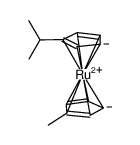 1-methyl-1'-isopropylruthenocene Structure