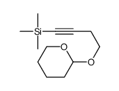 trimethyl-[4-(oxan-2-yloxy)but-1-ynyl]silane结构式