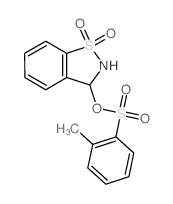 7-(2-methylphenyl)sulfonyloxy-9$l^{6}-thia-8-azabicyclo[4.3.0]nona-1,3,5-triene 9,9-dioxide结构式