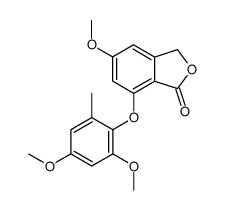 7-(2,4-dimethoxy-6-methylphenoxy)-5-methoxyisobenzofuran-1(3H)-one Structure