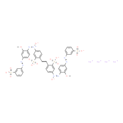 2,2'-(1,2-Ethenediyl)bis[5-[[2-methoxy-4-[(3-sulfophenyl)azo]phenyl]-NNO-azoxy]benzenesulfonic acid]tetrasodium salt picture