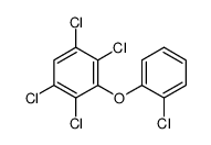 1,2,4,5-tetrachloro-3-(2-chlorophenoxy)benzene结构式