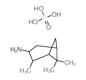 phosphoric acid; 2,6,6-trimethylnorpinan-3-amine Structure