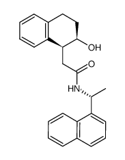 (1S,2R,R)-cis-1-(2-Hydroxy-1,2,3,4-tetrahydro-1-naphthyl)methyl N-[1-(1-naphthyl)ethyl]amide Structure