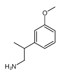 Benzeneethanamine, 3-methoxy-beta-methyl-, (+)- (9CI) Structure