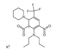 potassium 2-(dipropylamino)-1,3-dinitro-6-(piperidin-1-yl)-5-(trifluoromethyl)cyclohexa-2,4-dien-1-ide Structure