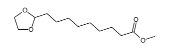 methyl 1,3-dioxolane-2-nonanoate结构式