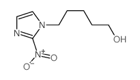 5-(2-nitroimidazol-1-yl)pentan-1-ol structure