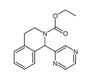 ethyl 1-pyrazin-2-yl-3,4-dihydro-1H-isoquinoline-2-carboxylate Structure