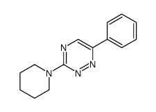 6-phenyl-3-piperidin-1-yl-1,2,4-triazine结构式