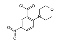 Benzoyl chloride, 2-(4-morpholinyl)-5-nitro结构式