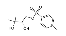 p-Toluolsulfonsaeure-<(2S)-2,3-dihydroxy-3-methylbutyl>ester Structure