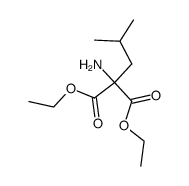 amino-isobutyl-malonic acid diethyl ester结构式