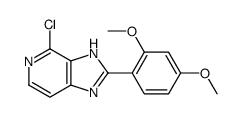 4-chloro-2-(2,4-dimethoxyphenyl)-1H-imidazo[4,5-c]pyridine Structure