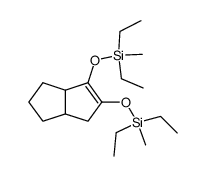 5,6-Bis-(diethyl-methyl-silanyloxy)-1,2,3,3a,4,6a-hexahydro-pentalene Structure