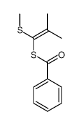 S-(2-methyl-1-methylsulfanylprop-1-enyl) benzenecarbothioate Structure