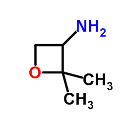 2,2-Dimethyl-3-oxetanamine Structure