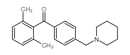 2,6-DIMETHYL-4'-PIPERIDINOMETHYL BENZOPHENONE结构式