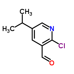 2-Chloro-5-isopropylnicotinaldehyde Structure