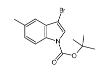 1-Boc-3-bromo-5-methylindole structure