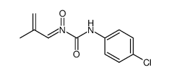 Z-C-isopropenyl N-(4-chlorophenylcarbamoyl) nitrone结构式