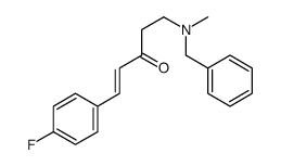 5-[benzyl(methyl)amino]-1-(4-fluorophenyl)pent-1-en-3-one结构式