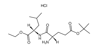 Glu(OBut)-Leu-OEt.HCl结构式