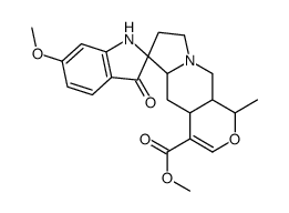 methyl 6'-methoxy-1-methyl-3'-oxospiro[1,4a,5,5a,7,8,10,10a-octahydropyrano[3,4-f]indolizine-6,2'-1H-indole]-4-carboxylate Structure