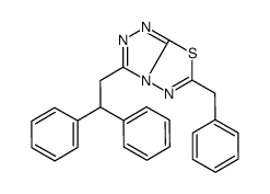 6-benzyl-3-(2,2-diphenylethyl)-[1,2,4]triazolo[3,4-b][1,3,4]thiadiazole Structure
