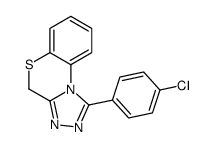 1-(4-chlorophenyl)-4H-[1,2,4]triazolo[3,4-c][1,4]benzothiazine Structure