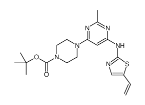4-[2-甲基-6-(5-乙烯基-噻唑-2-基氨基)-嘧啶-4-基]-哌嗪-1-羧酸叔丁酯图片